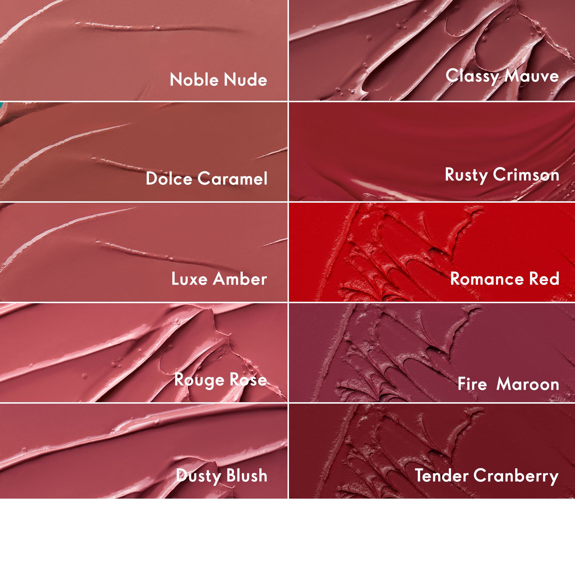 Một bộ sưu tập các tông màu son môi khác nhau