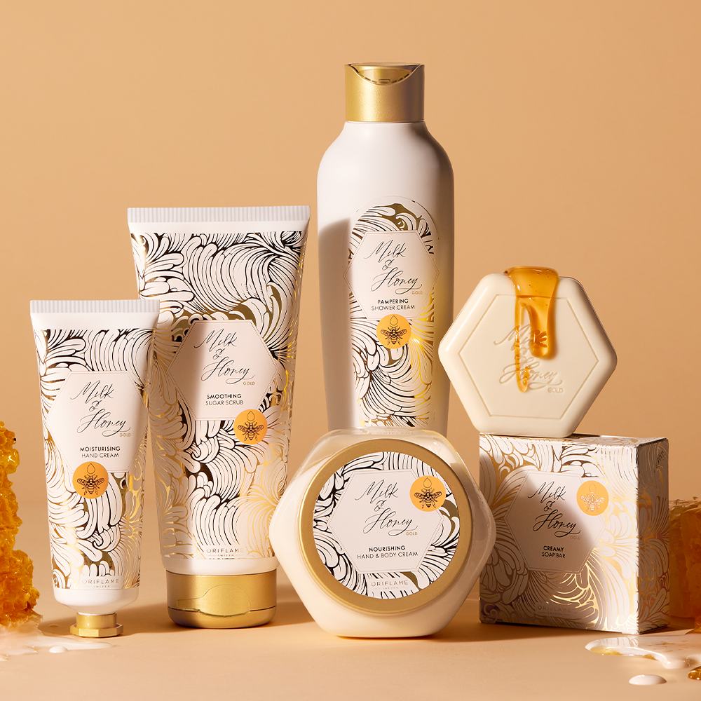 một nhóm hộp màu trắng và vàng