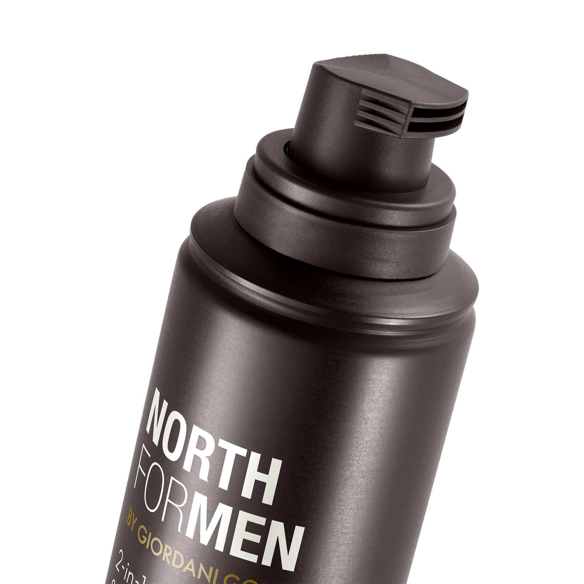 một chai màu đen với chữ trắng