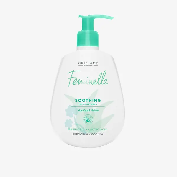 Dung dịch vệ sinh Feminelle Soothing Intimate Wash Aloe Vera & Mallow