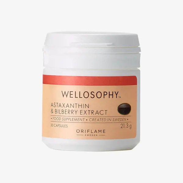 Thực phẩm bảo vệ sức khỏe WELLOSOPHY Astaxanthin & Bilberry Extract