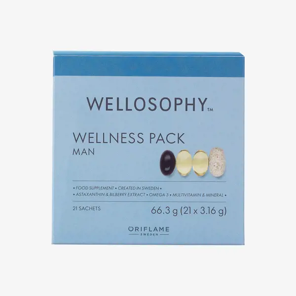 Thực phẩm bảo vệ sức khỏe WELLOSOPHY Wellness Pack Man