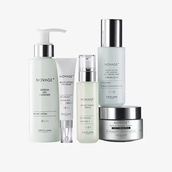 Quy trình dưỡng da rạng rỡ + đều màu NOVAGE+ Bright Intense Routine Mixed