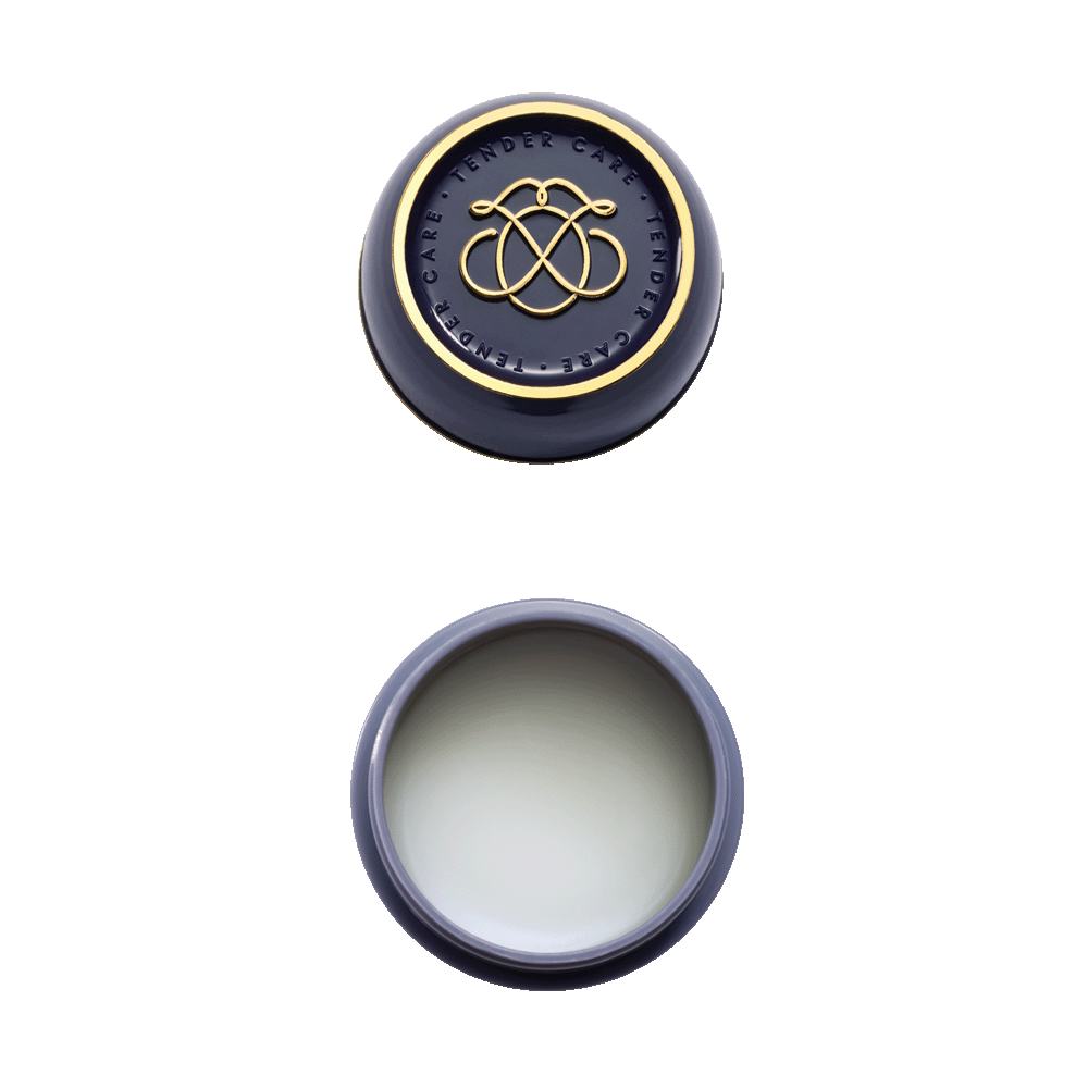 một hộp tròn có logo