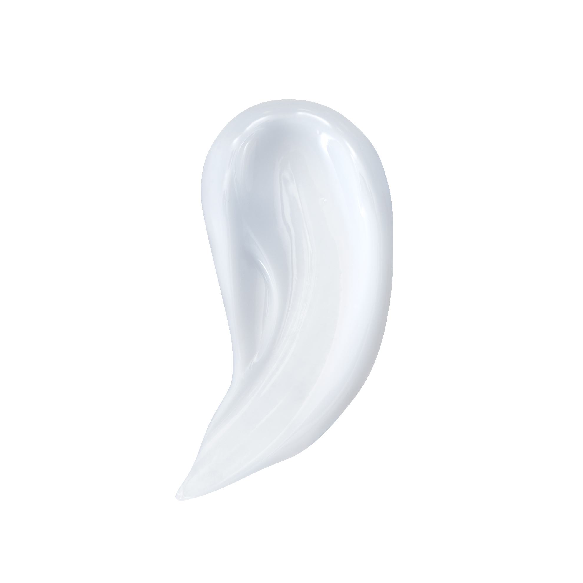 Một vệt kem dưỡng da màu trắng